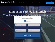 Tablet Screenshot of moremunich.com